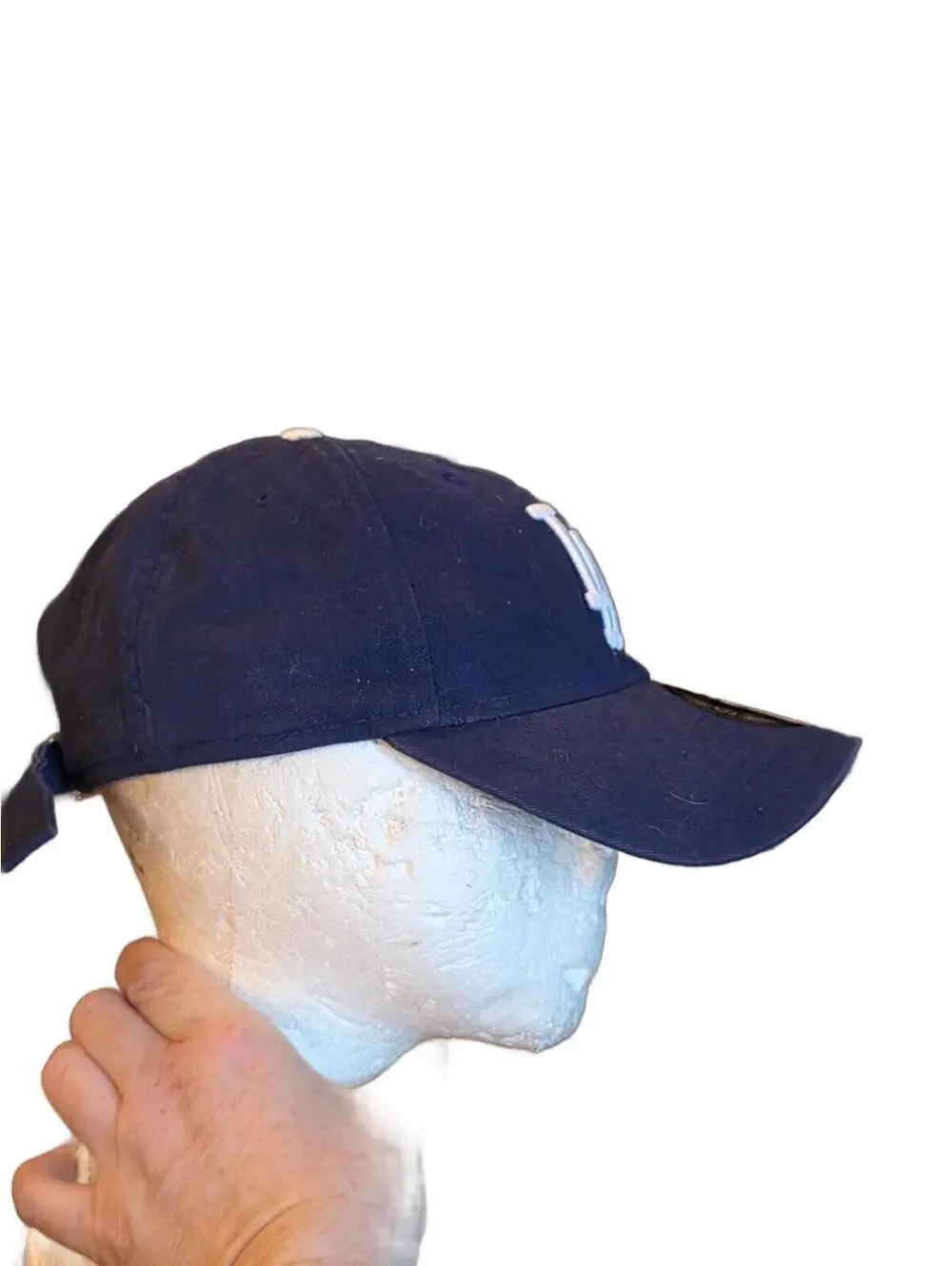 New Era 9TWENTY Los Angeles Dodgers Adjustable Hat Navy Blue One Size MLB